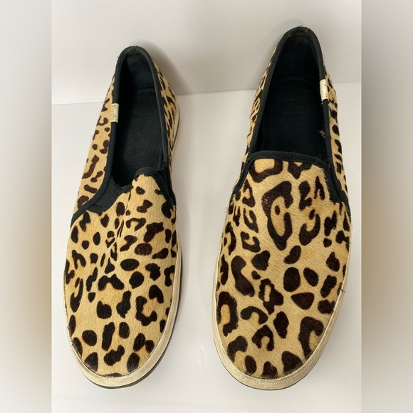 KATE SPADE New York X Keds Leopard Print Double Decker Slip-On Sneakers - Picture 2 of 8